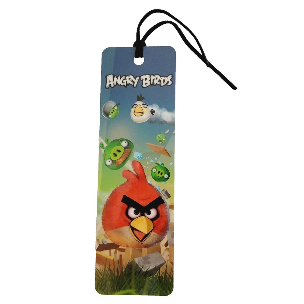 Angry Birds Red White Green Pig Bookmark 2011 Rovio Gamer Antioch Trends NBM5210